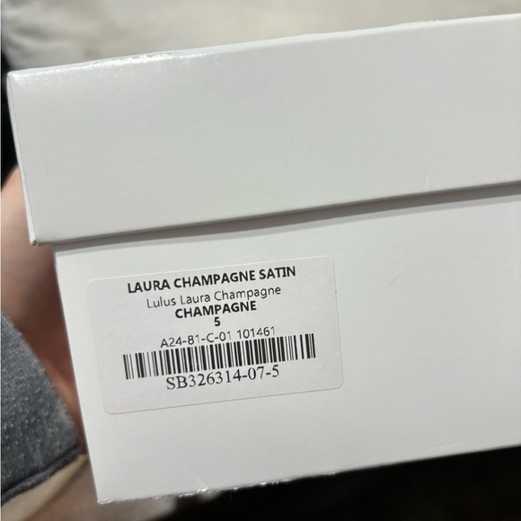 Lulus champagne gold heels 5 women’s - Picture 3 of 5
